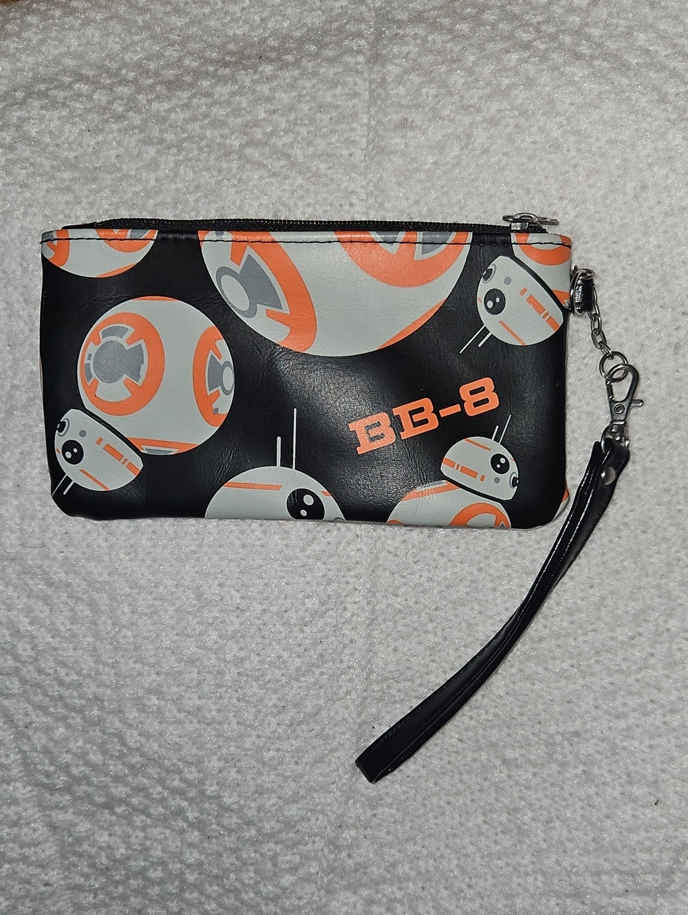 BB-8 Star Wars Wristlet Clutch - Black, White & Orange